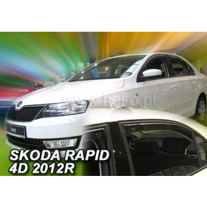 Heko Paravanturi Geam Auto Skoda Rapid 2012- (set FATA )