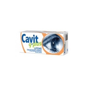 Biofarm Cavit 9 Plus Luteina, 20 comprimate