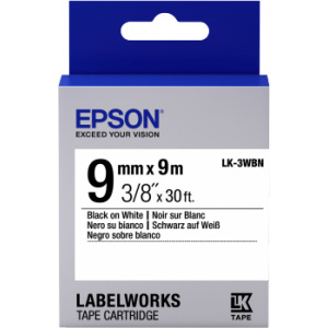 Epson LK-3WBN label-making tape