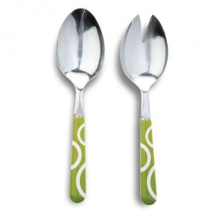Nava Set de tacamuri pentru salata, 2 piese, verde 10-060-043