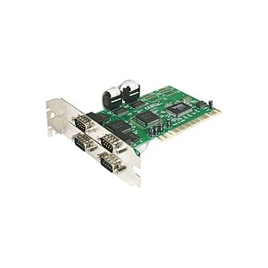 StarTech.com 4 Port PCI RS232 Serial Adapter Card with 16550 UART PCI4S550N
