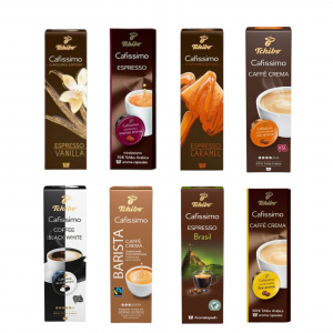 Tchibo Pachet capsule Cafissimo 8 sortimente, 80 capsule