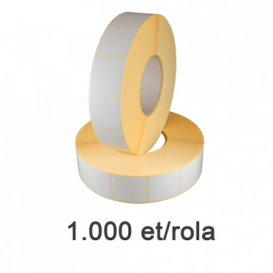 ZINTA Role etichete semilucioase 32x57mm, 1000 et./rola - 32X57X1000-SGP