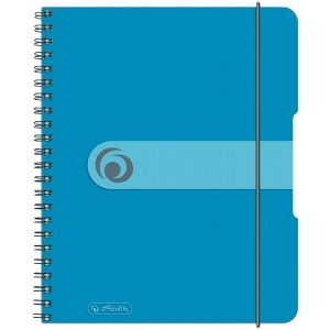 Herlitz Caiet A5 80 file aritmetica Easy Orga To Go albastru transp 11293800