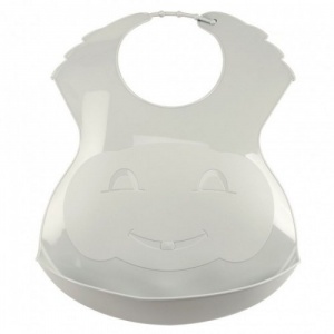 Thermobaby Baveta din plastic Soft agate grey