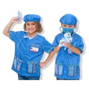 Melissa and Doug Costum carnaval copii Medic Veterinar