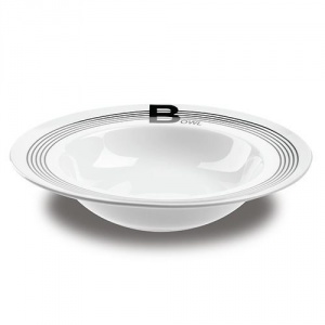 Nava Farfurie salata 28,1 cm Lines Black ΗΡ0469-837Α