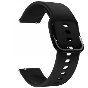 Very Dream Curea silicon, compatibila Huawei Watch GT 2 42mm, telescoape Quick Release, Black Coal