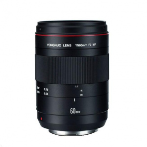 Yongnuo 60mm F2 MF Obiectiv Macro pentru Canon EOS