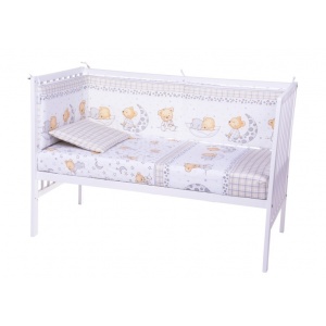Nichiduta Lenjerie patut cu 5 piese Sleepy Little Bear 016