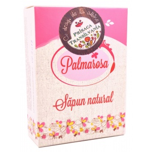 Prisaca Transilvania Sapun Natural Cu Trandafir (Palmarosa) 100g