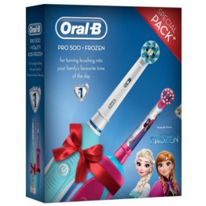 Oral-B PRO 500 + Vitality Kids Frozen 81663117 (Alb/Roz)