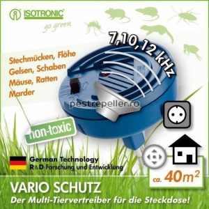 Isotronic Aparat anti rozatoare si insecte cu ultrasunete Vario Protector