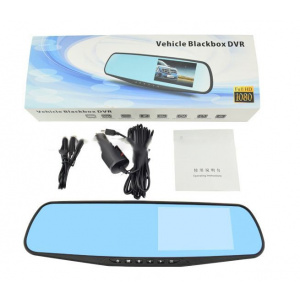 GeneralPlus Camera Video Auto DVR Oglinda L802 Discreta cu Monitor si Filmare FullHD