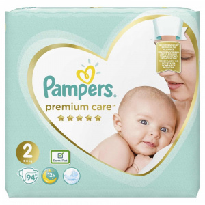 Pampers Scutece Premium Care 2 Jumbo Pack, 4-8 kg, 94 buc/pachet