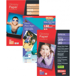 AGIPA Hartie foto A4 lucioasa DECAdry Inkjet DCI1948 205g/mp 50 coli