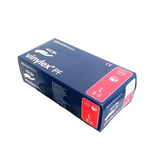 Beautyfor Manusi Albe Vinil Nepudrate Marimea L 100 buc