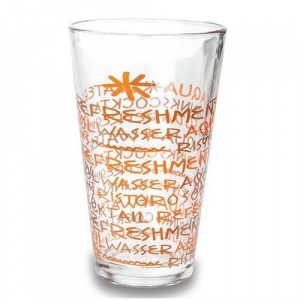 Nava Set de pahare capacitate 310 ml 3 piese Orange