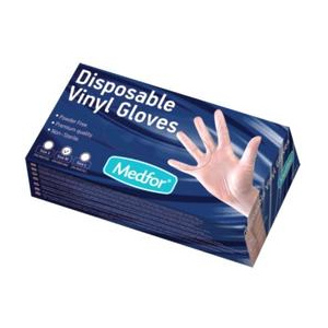 Beautyfor Manusi Albe Vinil Nepudrate Marimea M 100 buc