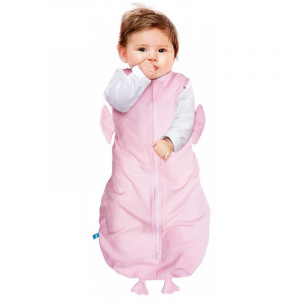 Wallaboo Sac de dormit Fun Animal 2in1 chicky 3-6 luni, Pink