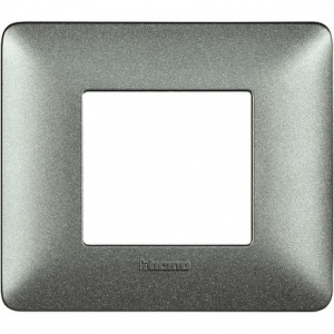 BTicino Rama ornament 2 module, alb textura, gama Matix AM4802TBC