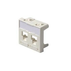 Panasonic Volition 45x45 Faceplate 2 ports keystone white