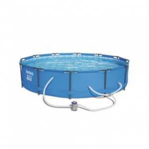 Bestway Piscina rotunda, cadru metalic, 366x76 cm® Steel Pro MAX Pool