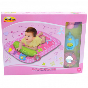 Winfun Salteluta de joaca bebelusi cu jucarii detasabile