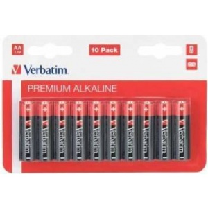 Verbatim AA Alkaline Batteries 49875