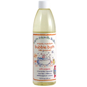 Earth Friendly Baby Spuma de baie bio cu mandarine