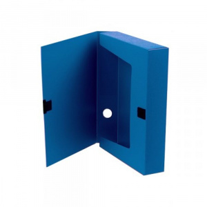 Skag Cutie arhivare, A4, 6 cm, plastic, albastru