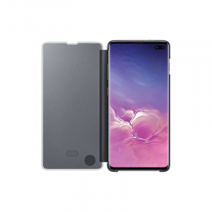Samsung Clear View Cover Black pentru Galaxy S10 Plus G975 ZG975CBEGWW