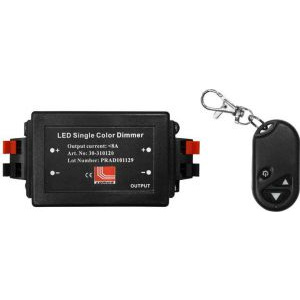 LUMEN Dimmer cu telecomanda pentru benzi cu led monocolore 12VDC 8A/96W sau 24VDC 8A/192W , LUM30-310120