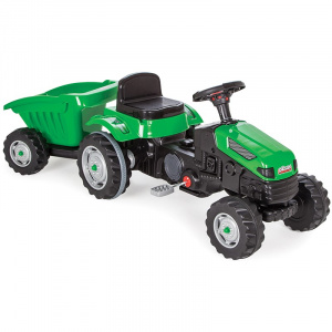 Pilsan Tractor cu pedale si remorca Active Green