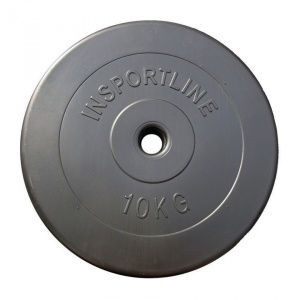 inSPORTline Discuri fitness cu ciment 10 kg / 30mm