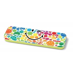 Herlitz Penar metalic 1 compartiment neechipat SmileyWorld Rainbow 50002115