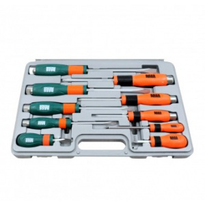 BASS Set 10 surubelnite Bass BS-3811, Cr-V, cu recuperator magnetic