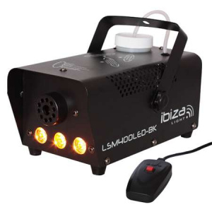 Ibiza Sound MASINA FUM CU LED-URI 400W NEGRU