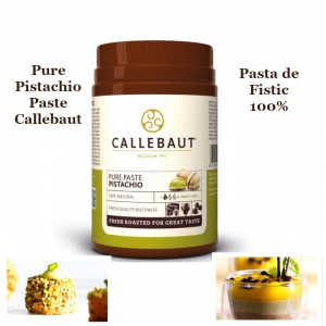 Callebaut Pasta de Fistic 100%, Pure Pistachio Paste, 1 Kg