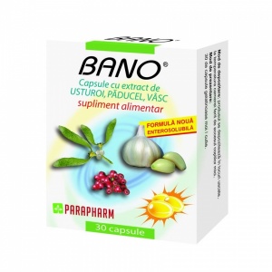 QUANTUM PHARM Bano usturoi, paducel si vasc 30 capsule Parapharm