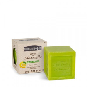 Le Comptoir du Bain Sapun surgras de Marsilia Lamâie - Menta 200g
