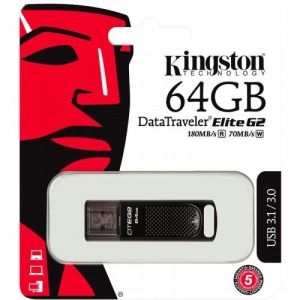 Kingston DataTraveler Elite G2 64GB Metal Black (DTEG2/64GB)