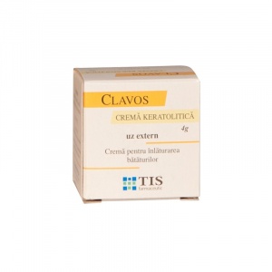 TIS Farmaceutic TIS Clavos - Crema impotriva bataturilor, 4g