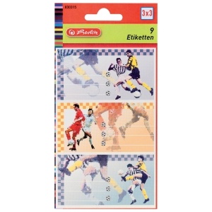 Herlitz Etichete scolare Fotbal