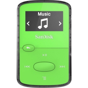 Sandisk Clip Jam MP3 8GB Green (SDMX26-008G-G46G)