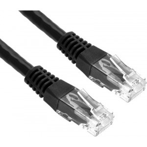 Spacer CAT5e Patch Cable UTP 10m black