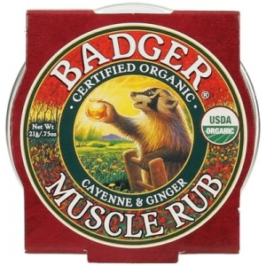 Badger Mini balsam cu ardei Cayenne si ghimbir, 21 g