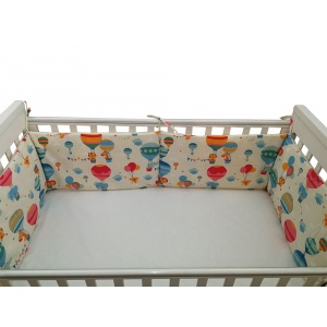 KidsDecor Set protectii patut 120 x 60 cm Balonase