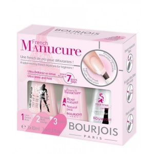 Bourjois Kit Manichiura French Rose Rose Loungetransparent