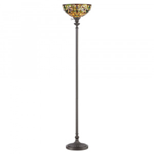 Quoizel Tiffany cu lumina orientata in sus KAMI, bronz QZ-KAMI-UL